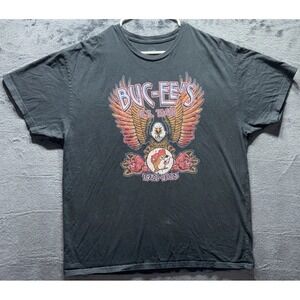 Buc-ees US Tour Eagle/Roses 1982-2023 Graphic. EUC Black Sz. XL